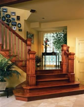 Grand Wooden Staircase